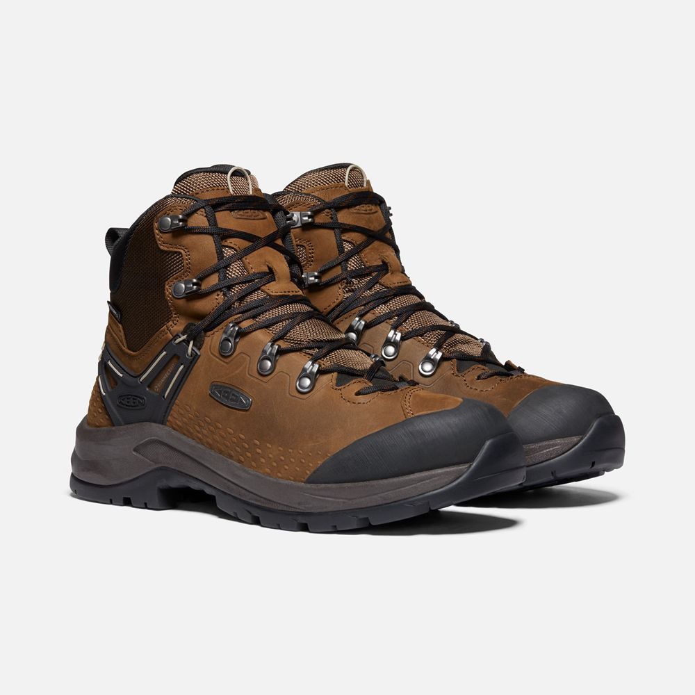 Keen Vandringskängor Herr Bruna/Svarta - Wild Sky Waterproof - 190236YBM